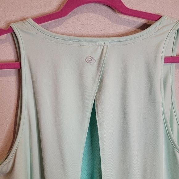 ZELOS Turquoise open swing back lined Athletic Tank‎ Top Size XL - Picture 5 of 8